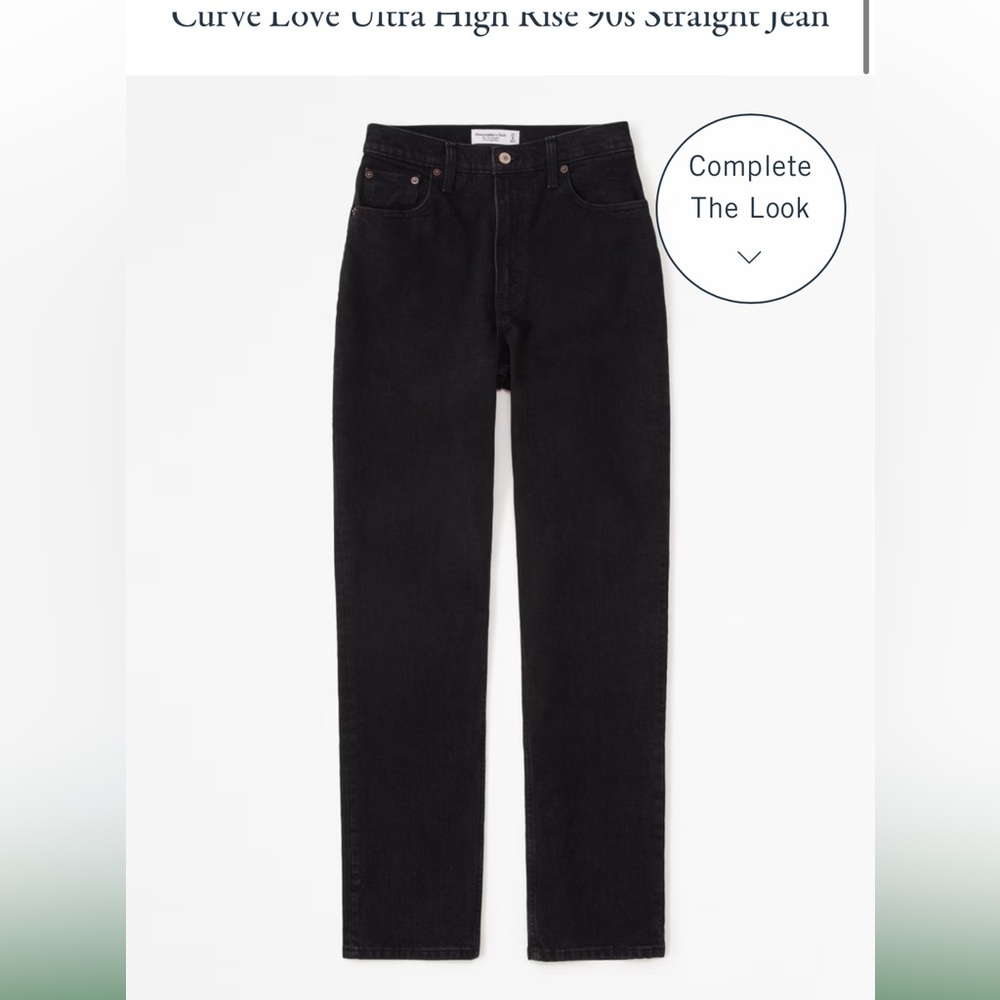 Abercrombie 90’s straight ultra high waisted